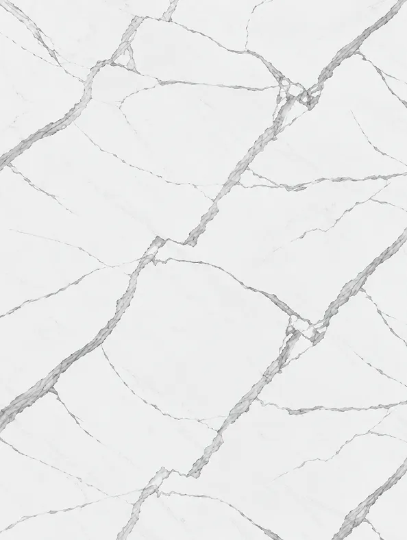 Mármol blanco con vetas grises naturales